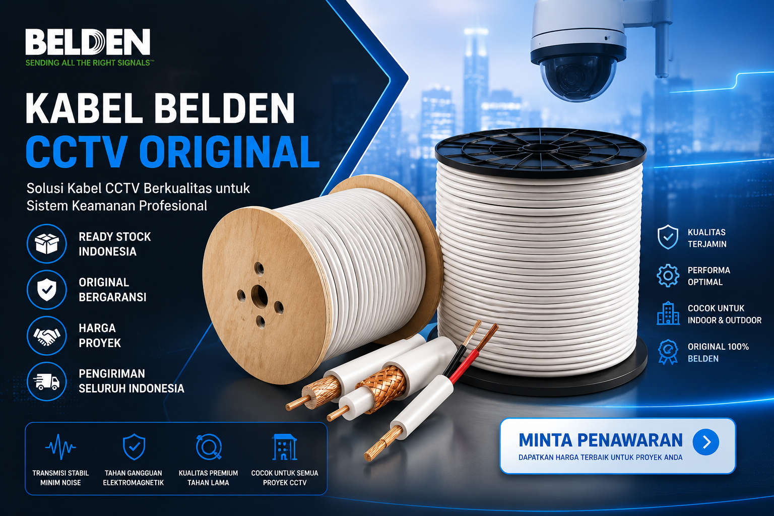Bandingkan 5 Supplier Jual Kabel Belden Murah: Harga vs Kualitas